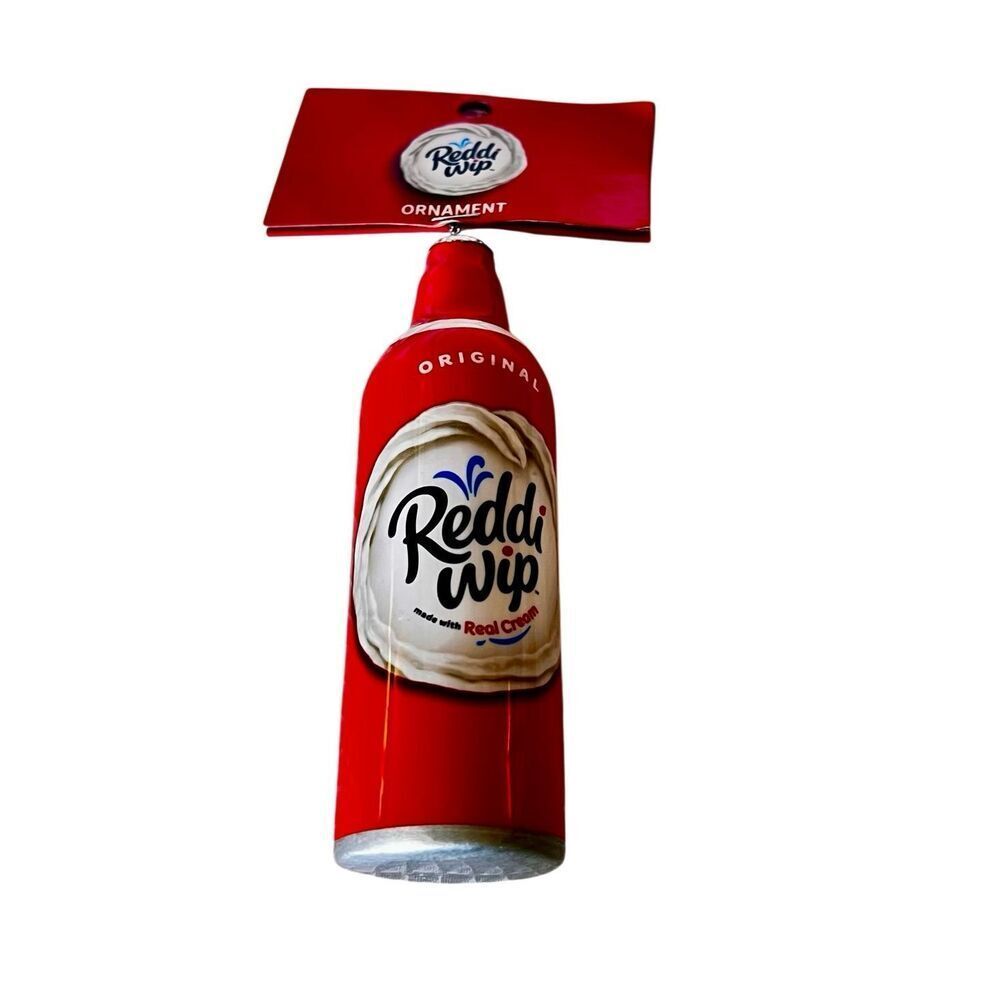 New With Tags Christmas Ornament Reddi Wip Whipped Topping Advertising Retro - Picture 3 of 7